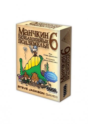 Настольная игра - Настільна гра Манчкін 6: Безбашенні Підземелля (Munchkin 6: Demented Dungeons) (Доповнення) RUS