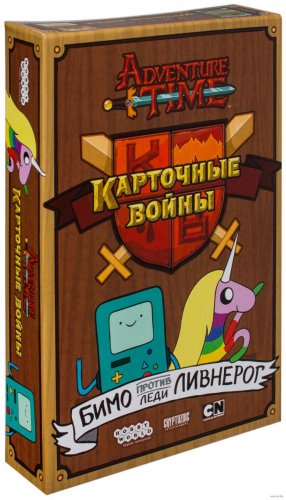Настольная игра - Настільна гра Час пригод: Карткові Війни. Бімо проти Леді Лівнерог (Adventure Time Card Wars: BMO vs. Lady Rainicorn) RUS