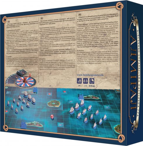 Настольная игра - Настільна гра Адмірал (Admiral)