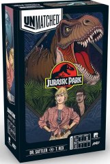 - Настольная игра Unmatched: Jurassic Park – Dr. Sattler vs. T. Rex