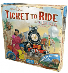 Настольная игра - Доповнення Ticket to Ride: India & Switzerland ENG