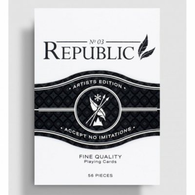 Гральні Карти Ellusionist Black Republic Deck Artist Edition