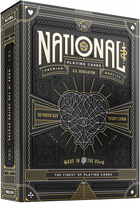 Гральні Карти Theory11 National (Black)