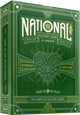 Игральные Карты Theory11 National Green