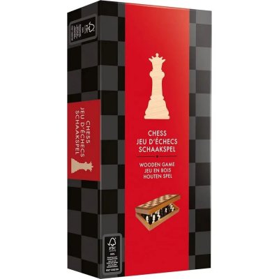 Настільна гра Шахи дерев'яні у складаній скриньці (мульті) ENG