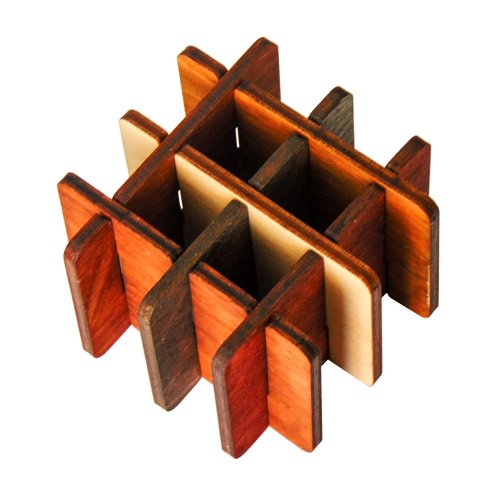 Головоломка - Дерев'яна 3D-головоломка Три на три (3х3)