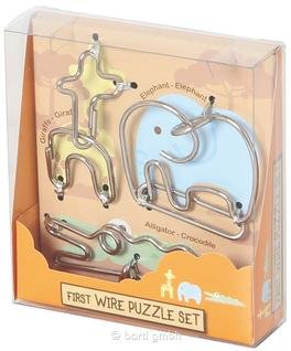 Набор Головоломок для Малышей. Животные (First Wire Puzzle Set. Animals)