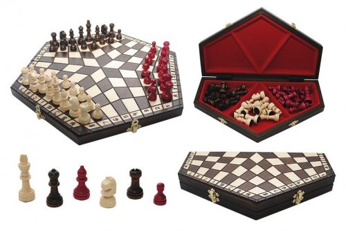 Настільна гра Шахи ДЛЯ ТРЬОХ Туристичні (Chess) 3164