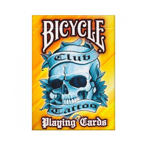 Игральные карты - Гральні Карти Bicycle Club Tattoo Playing Cards Yellow