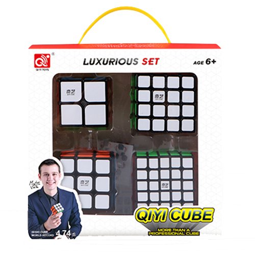 Головоломка - QIYI Набір Кубиків Рубика #1 з наліпками (Luxurious Set #1)