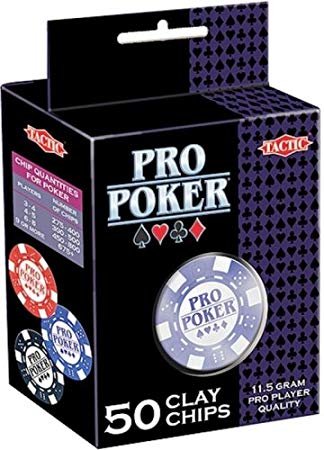 Аксессуары - Набір фішок для гри в покер Poker Pro 50 фішок
