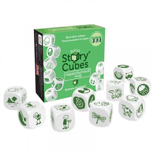 Настольная игра - Настільна гра Казкові Кубики Рорі. Первісний Світ (Rory's Story Cubes. Primal)