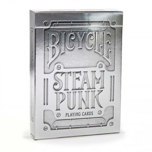 Игральные карты - Гральні Карти Bicycle Steampunk Playing Cards Silver