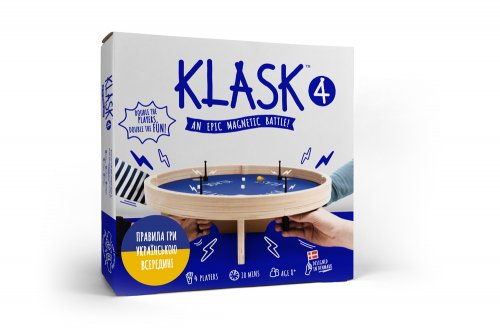 Настольная игра - Класк для 4-х гравців (Klask 4-player ) UKR