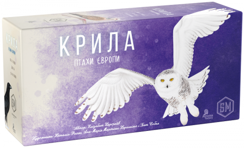Настольная игра - Крылья: Птицы Европы (Крила: Птахи Європи, Wingspan: European Expansion) дополнение UKR