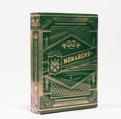 Игральные карты - Гральні Карти Theory11 Monarchs Green