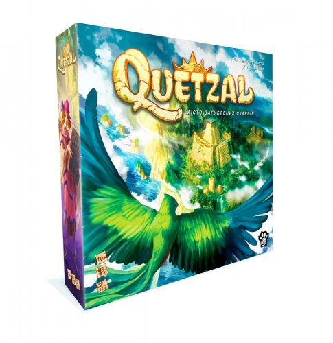 Настольная игра - Quetzal: Місто Загублений Скарбів (Кецаль: Город Потерянных Сокровищ, Quetzal) UKR