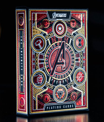 Игральные карты - Гральні Карти Theory11 Avengers: Infinity Saga Red Edition (Месники)