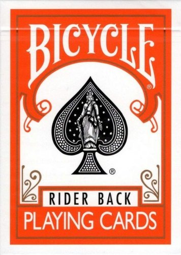 Аксессуары - Игральные Карты Bicycle Rider Back Orange