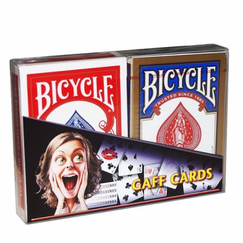 Игральные карты - Гральні карти Bicycle 2 Gaff Deck red+blue
