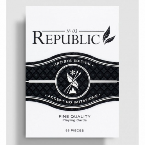 Аксессуары - Игральные Карты Ellusionist Black Republic Deck Artist Edition
