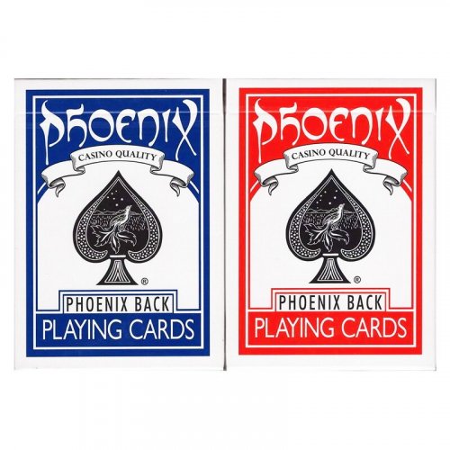 Игральные карты - Гральні карти Phoenix std.index red/blue
