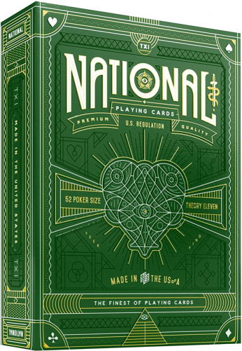 Игральные карты - Игральные Карты Theory11 National Green