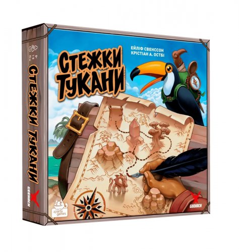 Настольная игра - Стежки Тукани (Тропы Туканы, Trails of Tucana) UKR