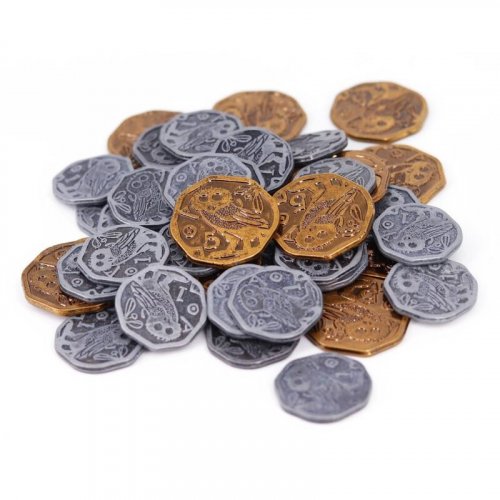 Аксессуары - Металеві монети для Хора: Розквіт імперії (Khôra: Rise of an Empire - metal coins)