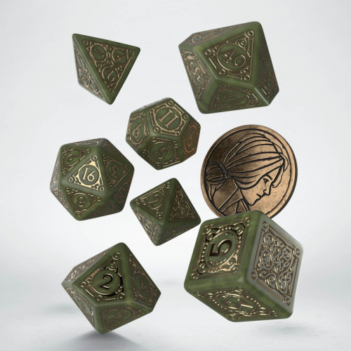 Аксессуары - Набір кубиків The Witcher Dice Set. Triss - The Fourteenth of The Hill (Dice)