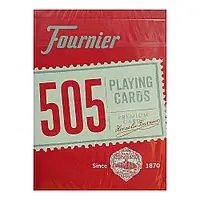 Игральные карты - Гральні карти Fournier 505 std.index red/blue