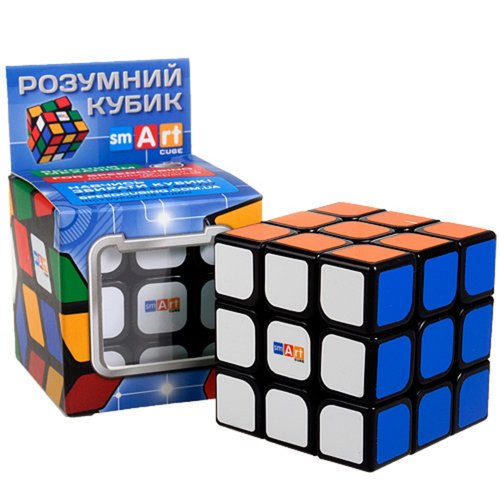 Кубик Рубіка 3х3 чорний (Smart Cube)