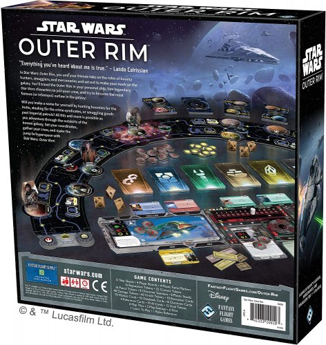 Настольная игра - Star Wars: Зовнішнє кільце (Star Wars: Outer Rim) UKR