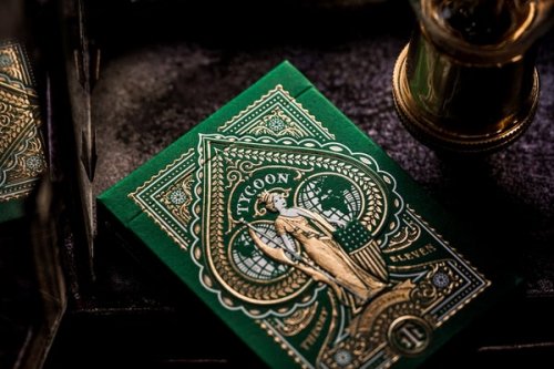 Игральные карты - Гральні Карти Theory11 Tycoon Playing Cards Green