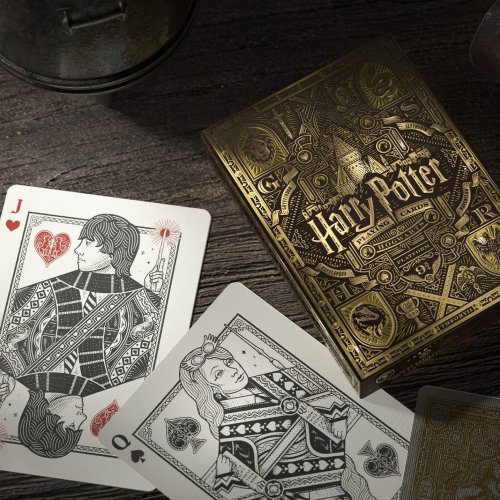 Аксессуары - Игральные Карты Theory11 Harry Potter Hufflepuff Edition (Гарри Поттер Хаффлпафф) Yellow