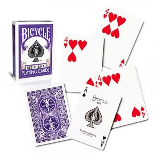 Аксессуары - Игральные Карты Bicycle Rider Back Violet