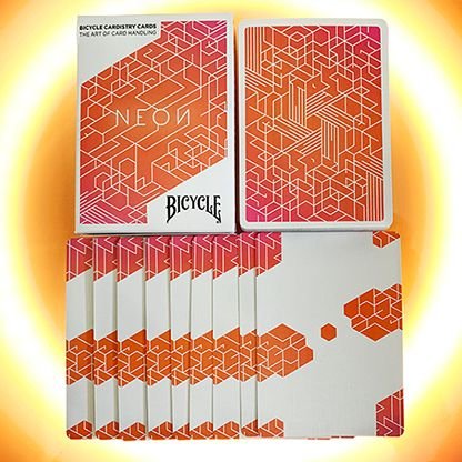Аксессуары - Гральні Карти Bicycle Neon Orange (Cardistry Cards)