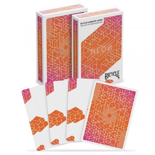 Аксессуары - Гральні Карти Bicycle Neon Orange (Cardistry Cards)