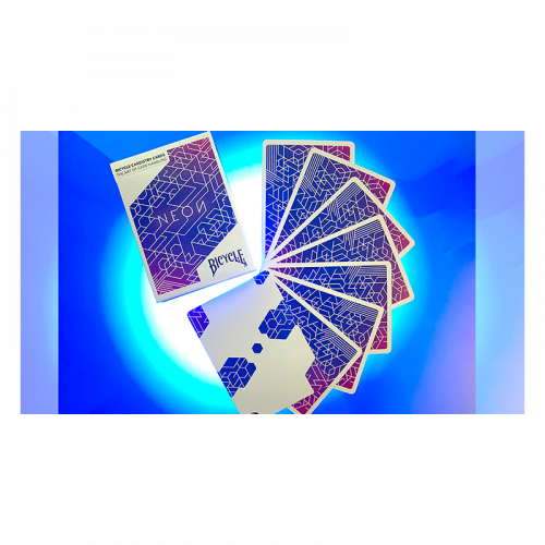 Игральные карты - Гральні Карти Bicycle Neon Blue Aurora (Cardistry Cards)