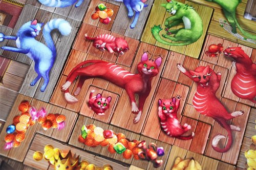 Настольная игра - Острів котів: Кошенята і звірята (The Isle of Cats: Kittens + Beasts Expansion, Остров кошек) Дополнение UKR
