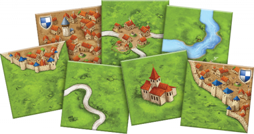 Настольная игра - Carcassonne 3.0. Річка та Абат (Каркасон 3.0. Річка та Абат) UKR