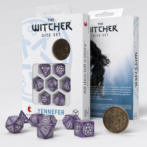 Аксессуары - Набор кубиков The Witcher Dice Set. Yennefer - Lilac And Gooseberries (Dice)