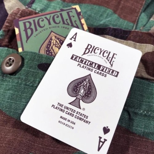 Игральные карты - Гральні карти Bicycle Tactical Field v2 std.index brown