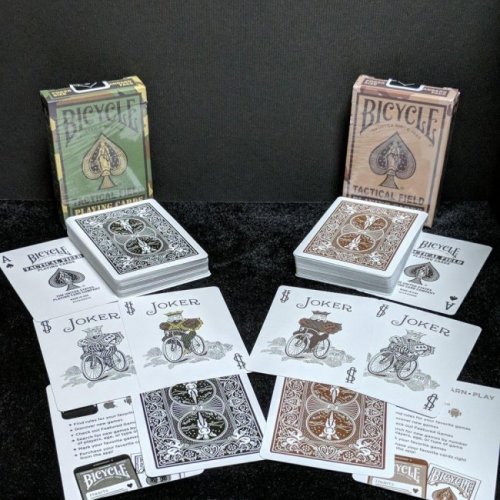 Игральные карты - Гральні карти Bicycle Tactical Field v2 std.index brown