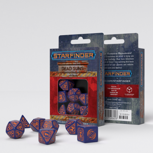 Аксессуары - Набір кубиків Starfinder Dead Suns Dice Set
