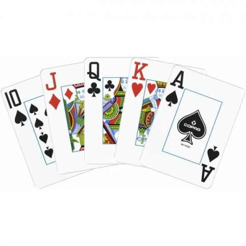Игральные карты - Пластиковые Карты COPAG Double DECK JUMBO red/blue
