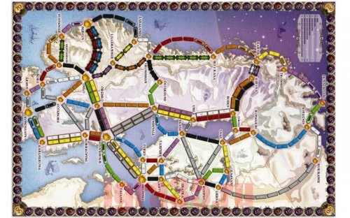 Настольная игра - Билет на поезд: Северные Страны (Ticket to Ride: Nordic Countries) RUS