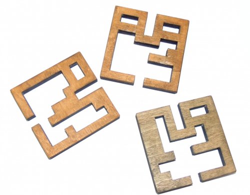 Головоломка - Дерев'яна 3D-головоломка Латтіс (Латтис)