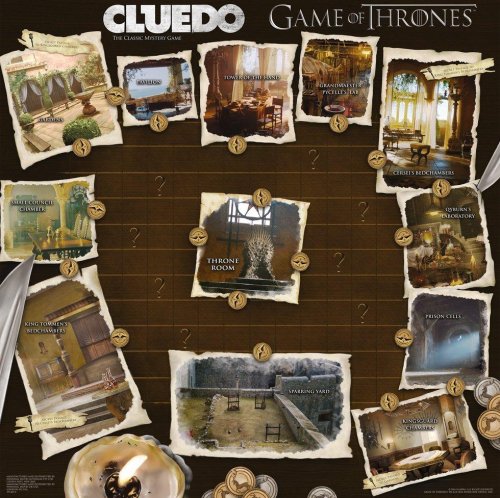 Настольная игра - CLUEDO Game Of Thrones (Клуедо Гра Престолів) ENG 