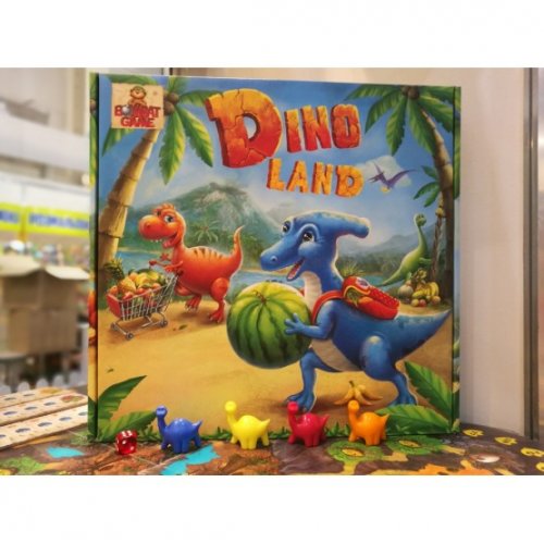 Настольная игра - Настільна гра Dino Land (Діно Ленд)